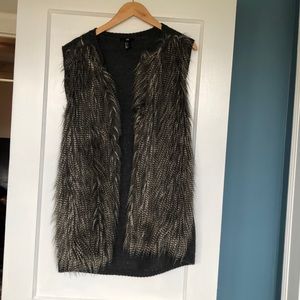Ostrich Feather Vest